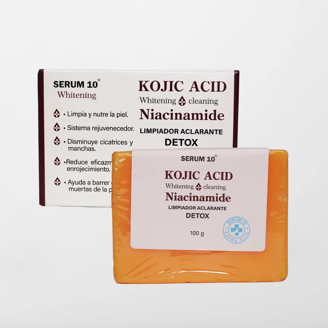 Jabón Facial Cúrcuma + Ácido Kójico | Aclara Manchas y Combate el Acné Con Nuestra Fórmula Original