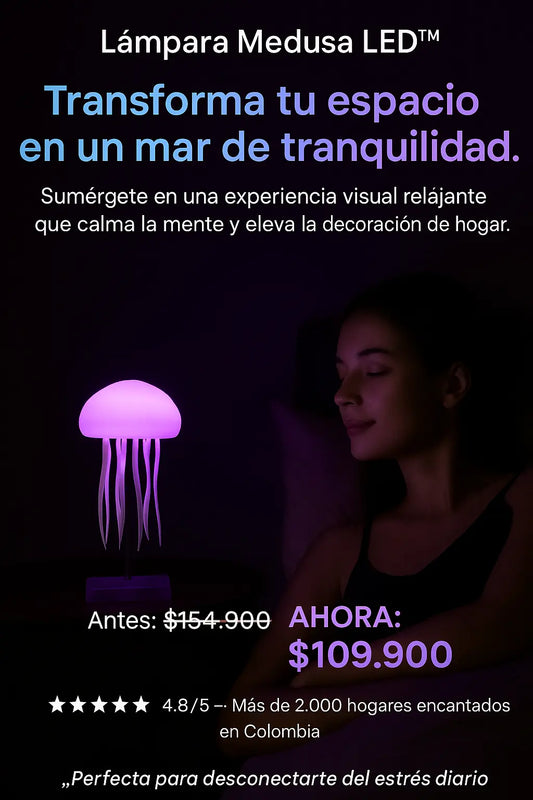 LAMPARA MEDUSA MULTICOLOR™ I 35% OFF