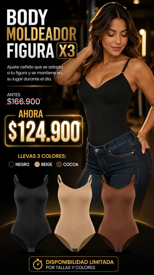 BODY MOLDEADOR PACK 3 ✨👚 I 25 % DESCUENTO POR ESTE MES